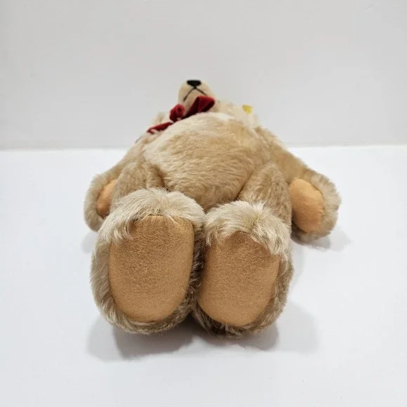 Steiff Plush Honey Cream Colored Jointed Teddy Bear 0201/41 Germany 15" - Picture 7 of 12